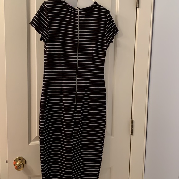 Ann Taylor Dress - Black and white stripe - Picture 2 of 2